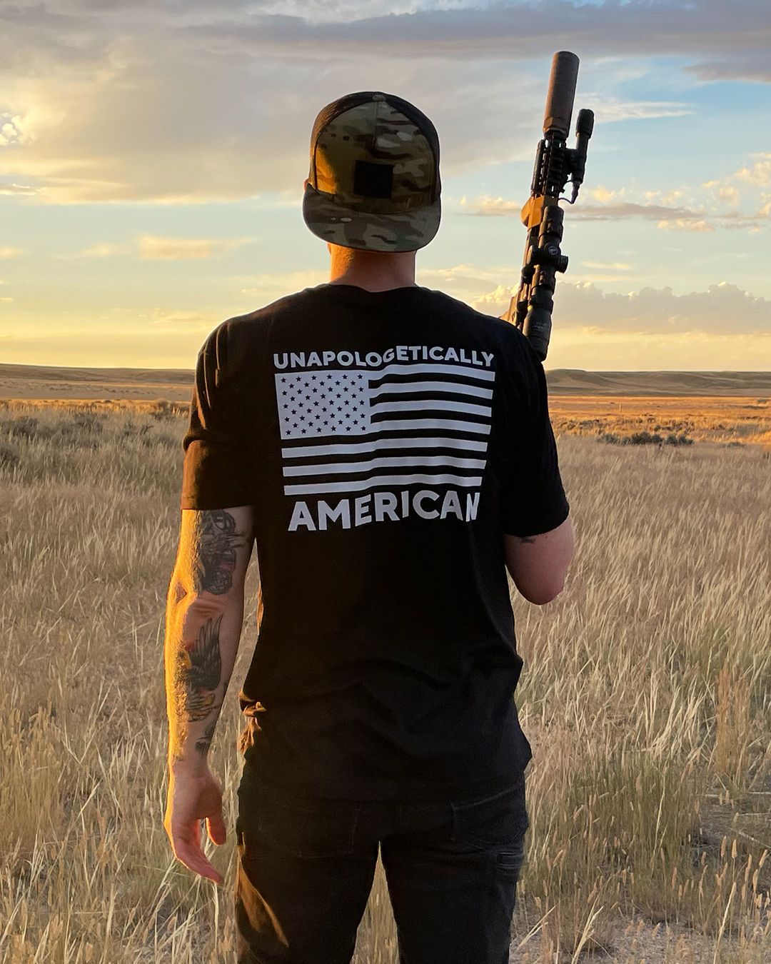 Unapologetically American Lifestyle Shirt with MultiCam® Black Label Hat